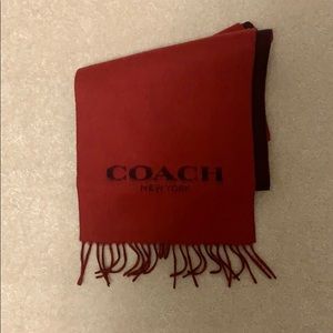 Coach wool scarf